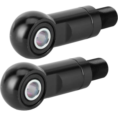Paire d'adaptateurs d'amortisseur à air pour trou de 10 mm Augmentation de la hauteur de l'amortisseur pour motos, VTT, véhicules tout-terrain(TypeB Noir 95mm 3.7in gray