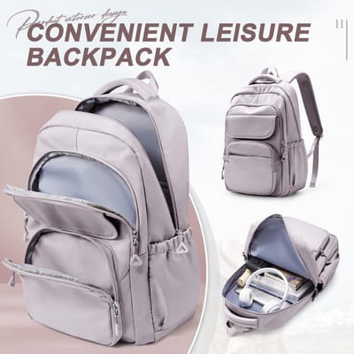 Waterbestendige schoolrugzak Nylon Casual Jeugd Lichtgewicht Tassen Verstelbare band Meisjes Boekentas Rits Student Laptop Schooltas