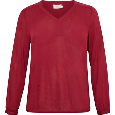 Damesblouse met lange mouwen KAFFE Curve Ami