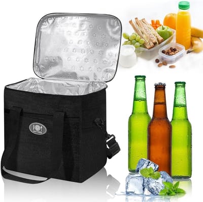 Vouwbare Koeltas 16L - Thermische Tas voor Picknick, Lunch en Kantoorgebruik met IJscompartiment