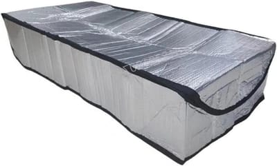 Zolderdeur Isolatie - Tochtstopper Luik - Energie Besparen - Extra Dik Materiaal - 137x635cm - Zilver