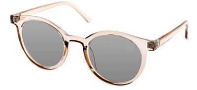 Vista Bonita CLASSIC – Zonneleesbril UV400 – Sterkte +0.50 – Kleur Soft Skin – Groot model – Eyecatcher – Ronde pasvorm – Flexveren - Inclusief bijpassende etui en doekje