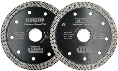 Diamantzaagblad Set 115 mm Turbo voor Tegels en Steen