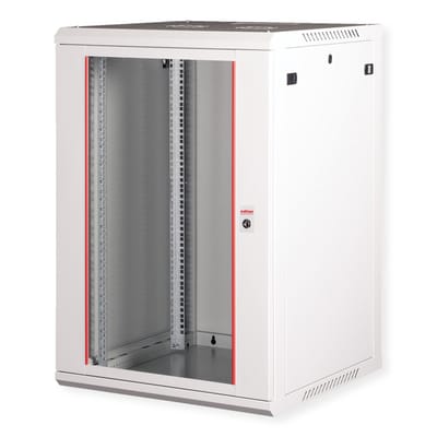 ROLINE 19-inch wandbehuizing Basic Plus 18U, 600x600 BxT grijs