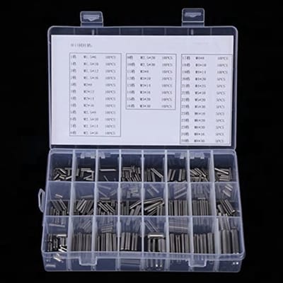 Ing Voltage Pins, RVS Roll Pins 6x24, Barrel Pins Sleuf Hardware Pins, Benodigdheden Kit, Bit 280pcs RVS Spanningsset M1.5 M2 M2 M2 M4 M5 M6 M8 Met Doos