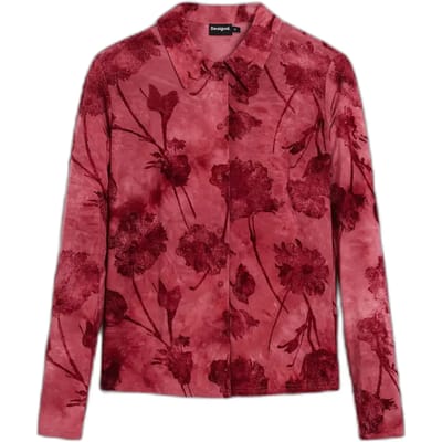 Damesblouse met lange mouwen Desigual Londres