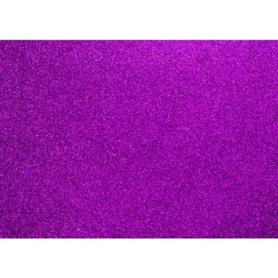 Kangaro glitterkarton, formaat 50 x 70 cm., kleur paars