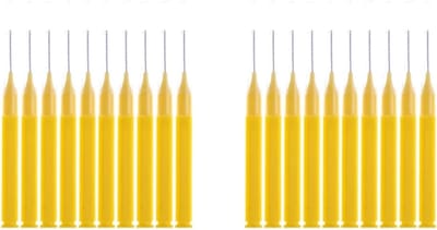 Interdentale Borstels - Tandenstokers Floss - Mondhygiëne Verbeteren - Dieptereiniging Ruimtes - 16 stuks - Geel