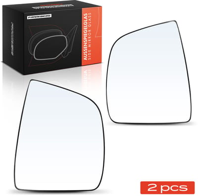 Frankberg 2x Buitenspiegelglas Voor Links Rechts voor Fiat