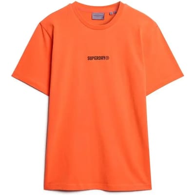 Superdry - Micro Logo Graphic T-shirt met losse pasvorm - Heren - T-shirts