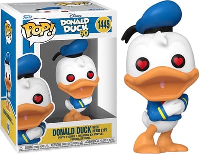 Vinyl verzamelaarsbeeldje Funko Disney DD 90th Anniversary POP! Disney Donald Duck(heart eyes)