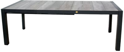 Harrisburg uitschuifbare dining tafel midnight grey L 154 - 214 x D...