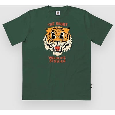 The Dudes Wildlife Studies Classic T-Shirt groen