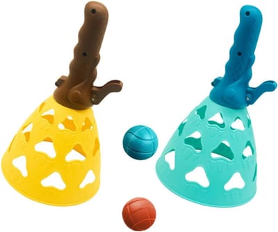 Interactieve Toss Ball - Vang en Gooi Spel - Buiten Spelen - Compact Lichtgewicht - 24x13.5CM - Gemengde Kleur