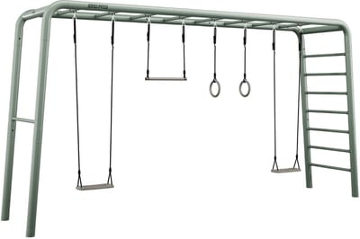 BERG PlayBase Extra Large + Active set, met 2 schommels, trapeze en turnringen