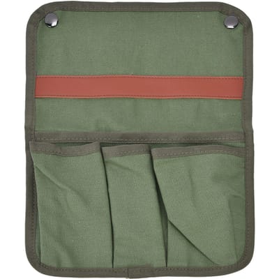 Campingstoel Armleuning Opbergtas Grote Capaciteit Meerdere Zakken Draagbare Stoel Hangende Opberg gray