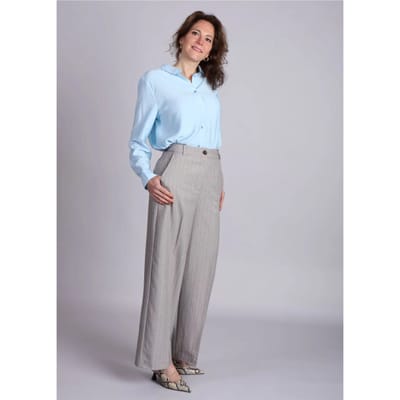 Modström Meridamd pants krijtstreep