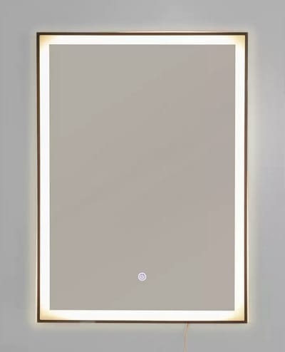 Habitat Rechthoek Backlight LED Spiegel - Zwart