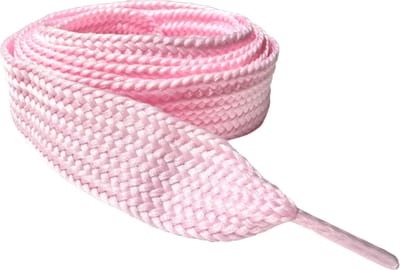 SneakersAdept - Roze Adidas Campus Veters - 140cm - Dik - Roze - Brede Platte Veters - Katoen-Nylon - 2cm wijd - Geschikt voor Adidas Campus 00s