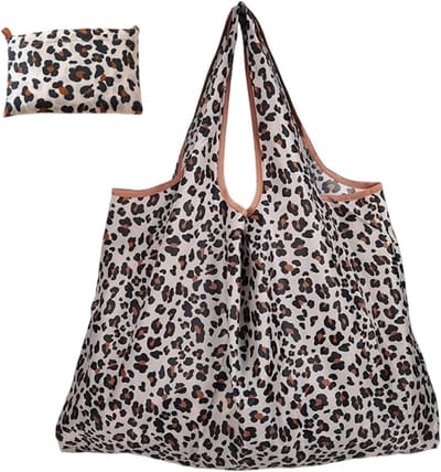Vouwbare Winkeltas van Waterdicht Nylon, Grote Capaciteit, Herbruikbare en Draagbare Tas 50x40cm, Ideaal voor Boodschappen en Dagelijks Gebruik