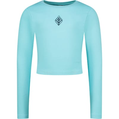 Vingino Girls G-basic-rib Longsleeve T-shirt Artic Blue Maat: 10 | Overhemden Outlet | Unisex | Blauw