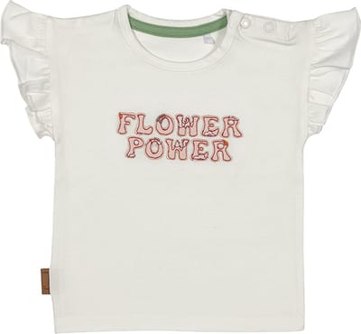 Frogs and Dogs - Meisjes shirt - Offwhite - Maat 50/56