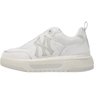 MLB Confortables Polyvalentes Antidérapantes Durables Basse Cheville Chaussures de Skate Baskets Unisexes Blanc 3ASXCHV4N-50WHS 44 white