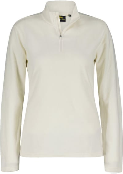 NOMAD® Fleece Vest Dames | Maat L | Wit | Stretch Fleece Trui | Sweater met halve rits | Warm en Ademend