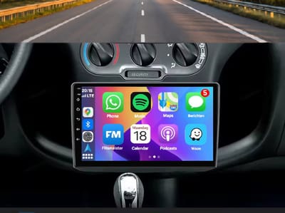 Autoradio 4/64GB met Carplay en Android auto | Geschikt voor Toyota Yaris 1998-2006 | Radio scherm met Navigatie | 1998 1999 2000 2001 2002 2003 2004 2005 2006| XP10
