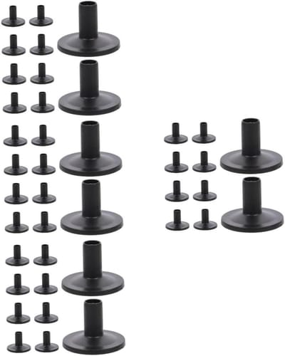 Cimbaal Houder Vilt - Percussie Accessoires - Drumstel Onderhoud - Duurzame Vervanging - 40 Stuks - Zwart