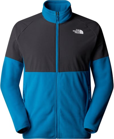 The North Face M GLACIER HEAVYWEIGHT FULL ZIP Heren Outdoortrui - Dusk Blue/Asphalt Grey