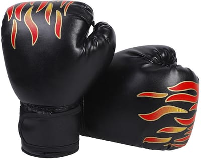 Bokshandschoenen voor Kinderen 3–14 Jaar – 4 oz & 6 oz Trainingshandschoenen voor MMA, Muay Thai, Kickboksen & Bokszak | Lichte Gewichten voor Jonge Sporters - zwart