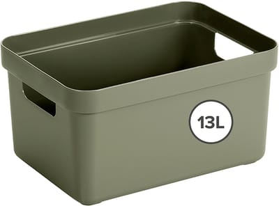 Sunware Sigma Home opbergbox 13L - 35x25x14.5 cm - Donkergroen