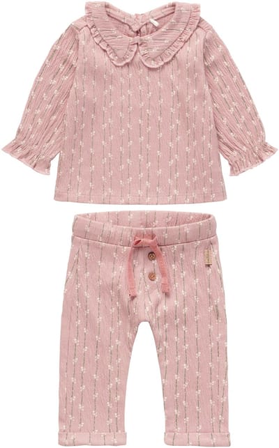 Noppies - Kledingset - 2 delig - Broek Lancaster Roze - Shirt Louisa Roze - Maat 74