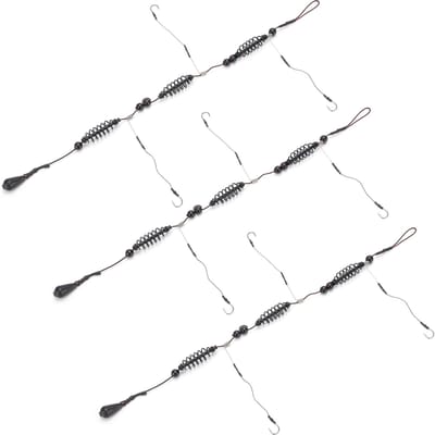 Appât Artificiel Pêche Hameçon Cage Piège Panier Set et Nourrisseur de Pêche Matériel de Pêche20g white