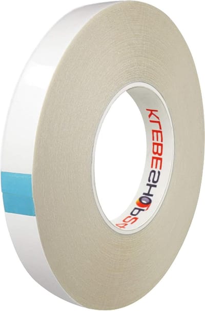 Dubbelzijdig plakband - 50 m breedte naar keuze - extra sterk klevend - universele tape - handscheurbaar - zwart