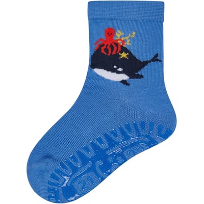 Merkloze Baby Sokken met Walvisprint & Antislipzool - Comfort & Grip