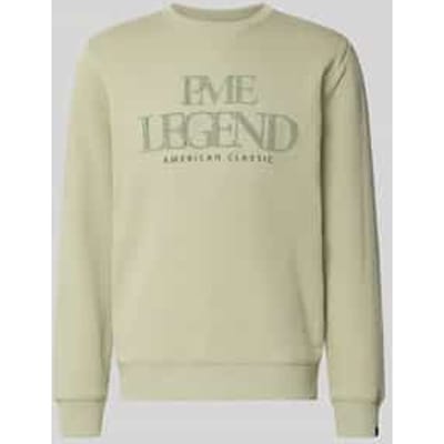 sweatshirt met labelprint
