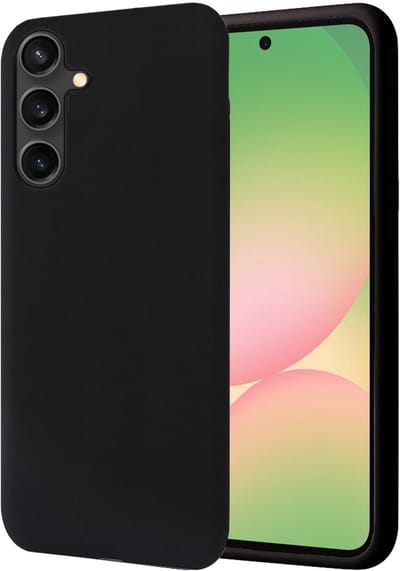 Hoesje geschikt voor Samsung Galaxy A56 / A36 - Mat Back Case Zwart