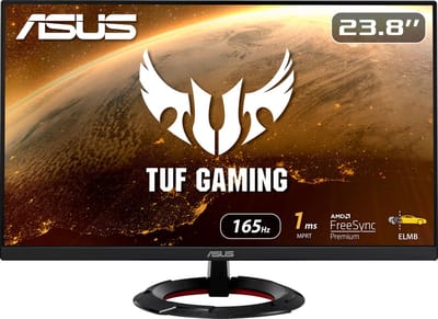 ASUS TUF Gaming VG249Q1R - Full HD Gaming Monitor - 165Hz - IPS - 23.8 Inch