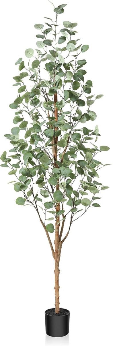 Grote Eucalyptus Kunstplanten 180 cm - Natuurlijke Stammen voor Woondecoratie