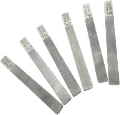 Gitaarfretvijlen Set - Gereedschap Gitaar - Instrument Reparatie - Zes Maten - 13 cm Lengte - Metaal