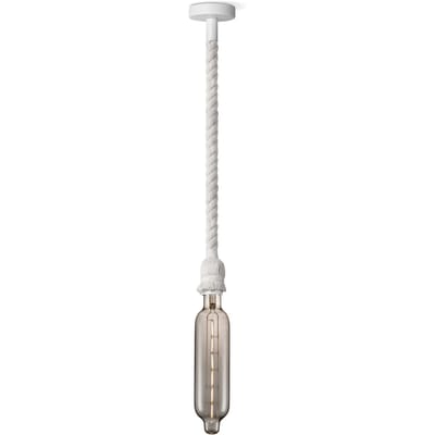 Home sweet home hanglamp Leonardo wit Tube - smoke
