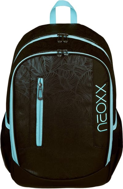 neoxx Schoolrugzak met laptopvak Flow School Backpack Queen Of The Nite Zwart