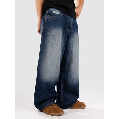 Empyre Sk8 Ultra Wide Jeans blauw