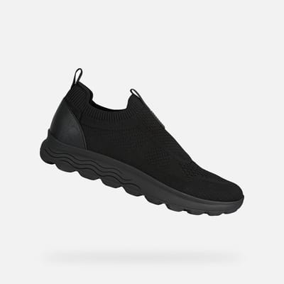 GEOX SPHERICA HEREN Sneakers - ZWART - Maat 44