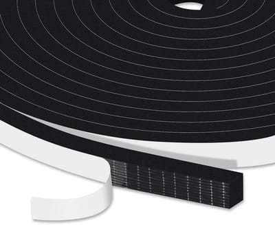 Dailygoods- Foam Tape Hoge Dichtheid - Zelfklevende Tochtstrip - Geluiddicht - Schokbestendig - Isolatieband - 10mm x 6mm - Isolatietape
