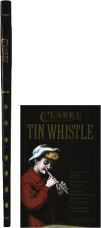 Clarke Tin Whistle Triple-pack (Whistle + Boek + CD)