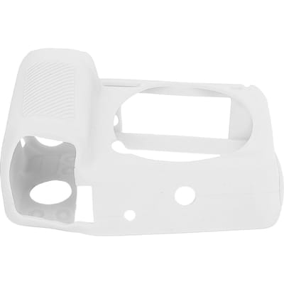 Étui d'appareil photo adapté pour ZVE10 M2 Appareil photo numérique Anti-rayures Ultra fin Doux Silicone Housse de protection pour appareil photo blanc