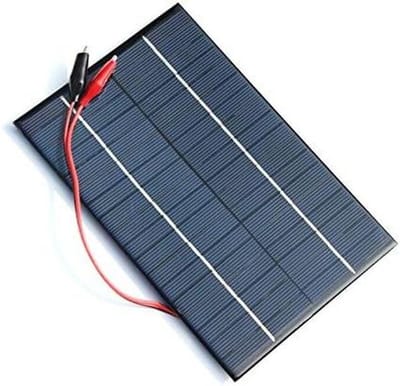 Zonnepaneel - Zonnecel - Batterij Opladen - Hoog Rendement - 200x130x3 mm - Zwart